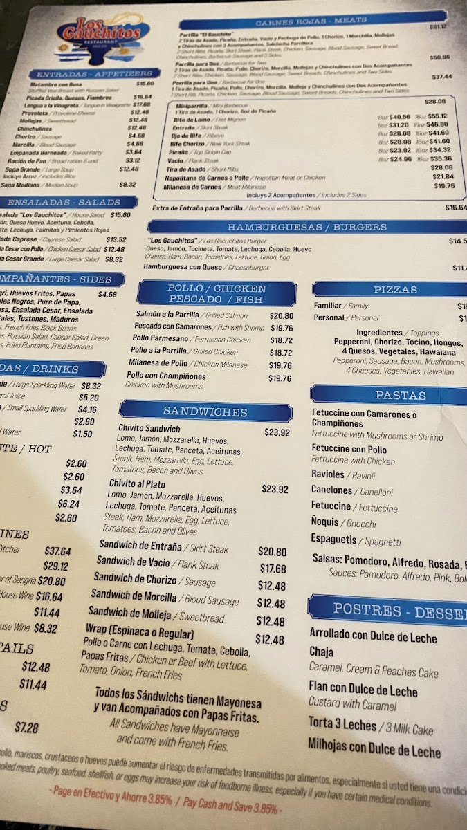 Los Gauchitos Menu - Image 6